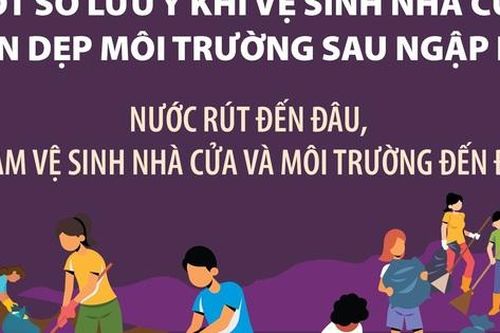 Nước rút đến đâu, làm vệ sinh nhà cửa và môi trường đến đó