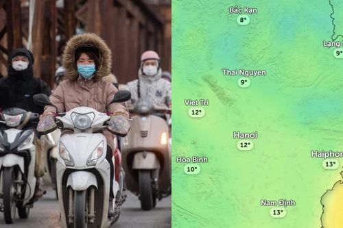 Hôm nào Hà Nội giảm nhiệt còn 12 độ C do không khí lạnh tăng cường?