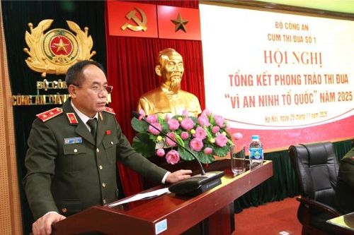 Hội nghị tổng kết 'Vì an ninh Tổ quốc' của cụm thi đua số 1 Bộ Công an