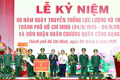 Phát huy tinh thần Nam Kỳ khởi nghĩa, xây dựng LLVT TP Hồ Chí Minh vững mạnh toàn diện