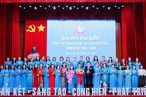 Đồng chí Hoàng Thị Thu Hiền tái giữ chức Chủ tịch Hội LHPN tỉnh Nghệ An khóa XVII, nhiệm kỳ 2025 – 2030