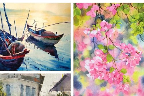 Họa sĩ đấu giá tranh, gửi yêu thương về tâm lũ
