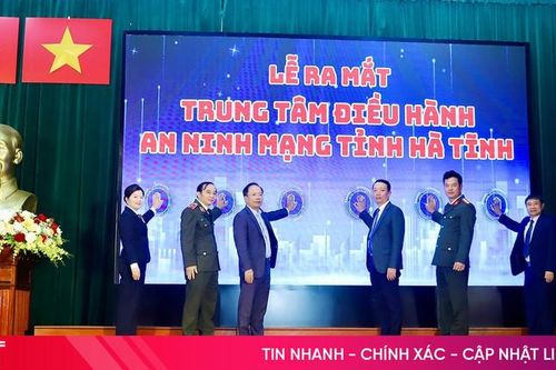 Trung tâm điều hành an ninh mạng tỉnh Hà Tĩnh đi vào hoạt động
