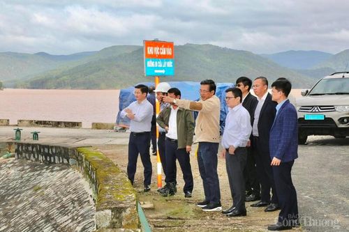 Thứ trưởng Trương Thanh Hoài kiểm tra an toàn hồ thủy điện tại Lâm Đồng