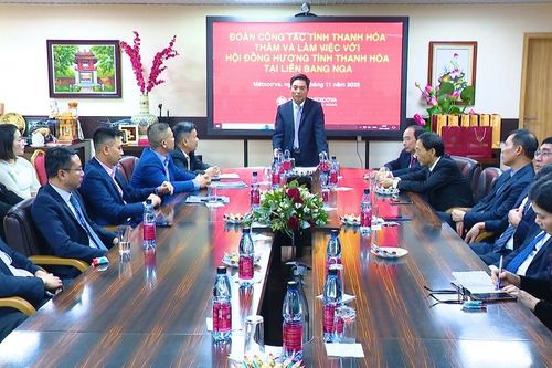 Lãnh đạo tỉnh gặp mặt cộng đồng người Thanh Hóa tại Liên bang Nga