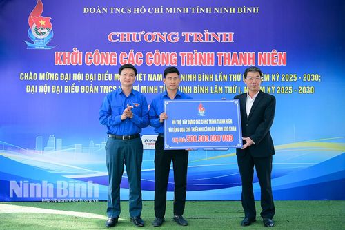 Khởi công các công trình thanh niên chào mừng Đại hội đại biểu MTTQ Việt Nam tỉnh và Đại hội đại biểu Đoàn TNCS Hồ Chí Minh tỉnh