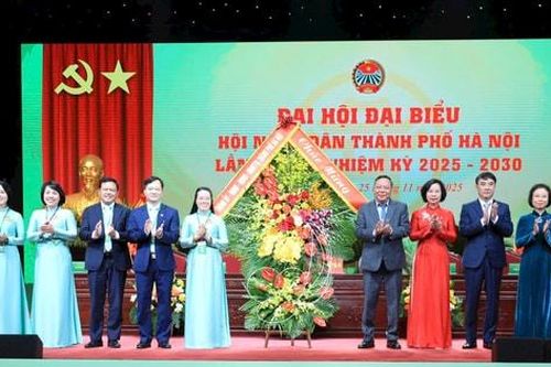 Đại hội đại biểu Hội Nông dân thành phố Hà Nội lần thứ XI, nhiệm kỳ 2025-2030:Xây dựng Hội Nông dân Thủ đô chuyên nghiệp, hiện đại trong giai đoạn mới