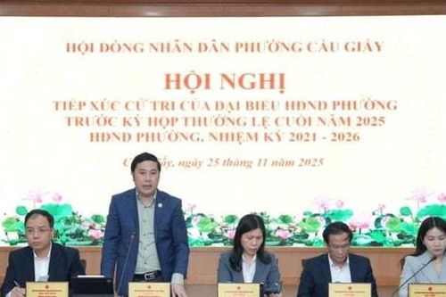 Cử tri phường Cầu Giấy đề nghị đẩy nhanh tiến độ các dự án hạ tầng, dân sinh