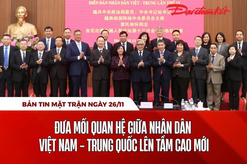 Bản tin Mặt trận sáng 26/11