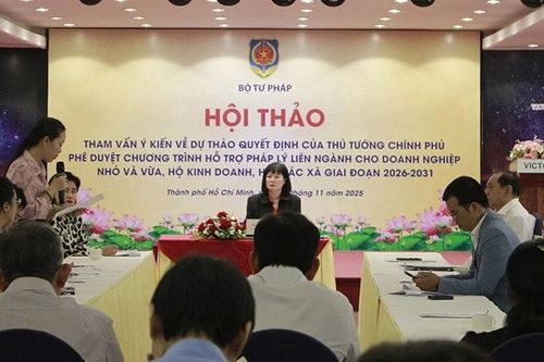 Lấy ý kiến về chương trình hỗ trợ pháp lý cho doanh nghiệp