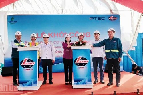 An Giang: Khởi công hạng mục lắp đặt cơ khí tuyến ống bờ Dự án Lô B-Ô Môn