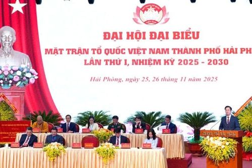 Đồng chí Phạm Văn Lập tái đắc cử Chủ tịch Ủy ban Mặt trận Tổ quốc Việt Nam thành phố Hải Phòng nhiệm kỳ 2025-2030