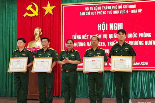 Ban chỉ huy Phòng thủ khu vực 4 - Nhà Bè: Đổi mới, nâng cao huấn luyện sát địa bàn