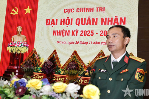 Cục Chính trị Quân đoàn 34 tổ chức Đại hội quân nhân nhiệm kỳ 2025 - 2027