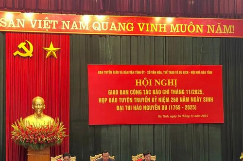 Hà Tĩnh thông tin Lễ kỷ niệm 260 năm ngày sinh Đại thi hào Nguyễn Du