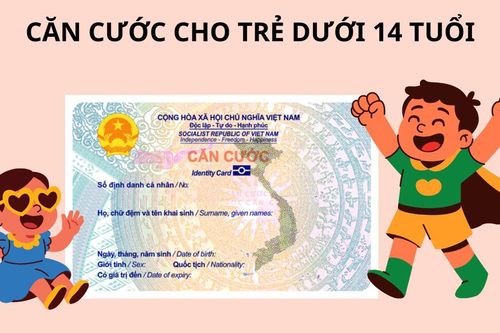 Hướng dẫn cách đăng ký cấp đổi căn cước cho trẻ dưới 14 tuổi qua VNeID