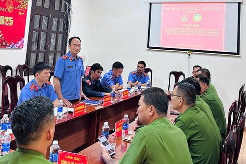 VKSND khu vực 9 (Đắk Lắk) ký kết Quy chế liên ngành trong tiếp nhận, xử lý nguồn tin về tội phạm