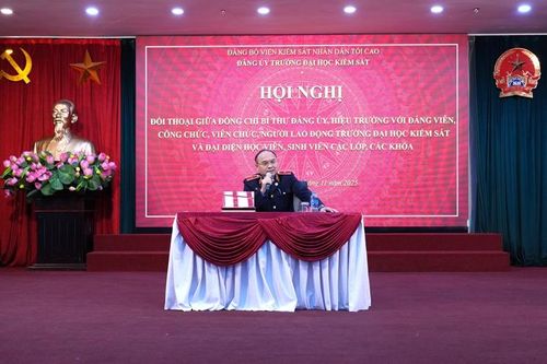 Trường Đại học Kiểm sát: Tăng cường dân chủ, đoàn kết thông qua Hội nghị đối thoại cuối năm 2025