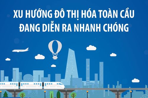 Xu hướng đô thị hóa toàn cầu đang diễn ra nhanh chóng