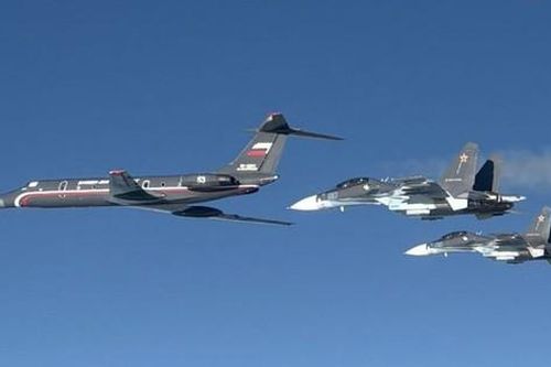 'Ngọc Trai đen' Tu-134 của Nga bị máy bay NATO chặn trên bầu trời Baltic