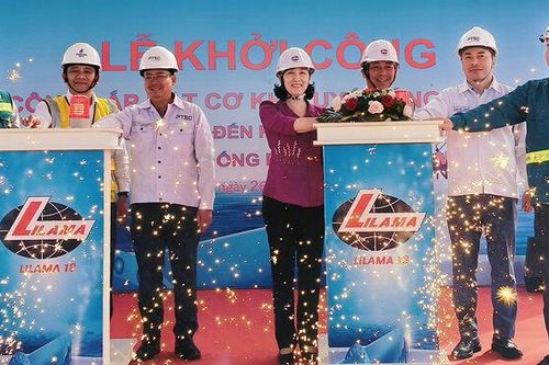 Khởi công hạng mục lắp đặt cơ khí tuyến ống bờ Dự án Lô B - Ô Môn tại An Giang