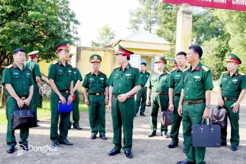 Đoàn công tác của Bộ Quốc phòng kiểm tra tại Đồng Nai