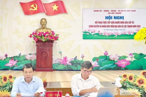 Lộc Thạnh đối thoại giữa người đứng đầu cấp ủy, chính quyền với nhân dân