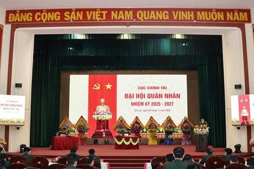 Cục Chính trị Quân đoàn 34 tổ chức Đại hội quân nhân nhiệm kỳ 2025-2027