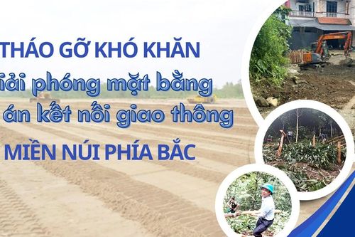 Tháo gỡ khó khăn giải phóng mặt bằng dự án kế nối giao thông miền núi phía Bắc