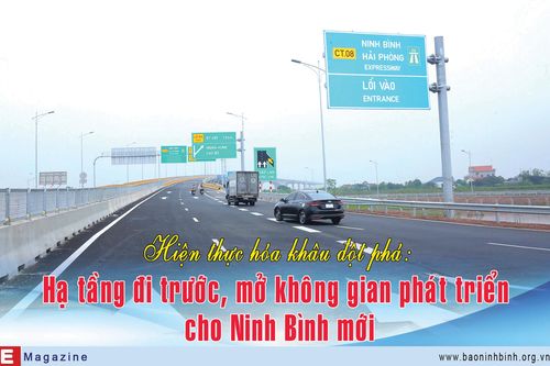 Hiện thực hóa khâu đột phá: Hạ tầng đi trước, mở không gian phát triển cho Ninh Bình mới
