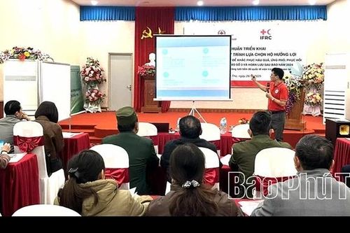 Phú Thọ tập huấn triển khai Dự án cứu trợ và tái thiết sau bão số 3