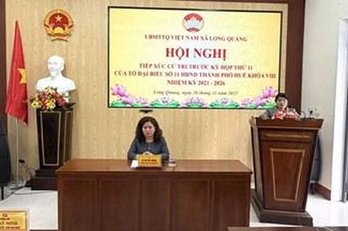 Cử tri gửi gắm nhiều tâm tư, nguyện vọng đến kỳ họp thứ 11 của HĐND thành phố Huế