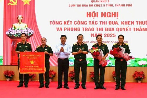 Quân khu 9: Tổng kết thi đua, khen thưởng và phong trào Thi đua Quyết thắng năm 2025