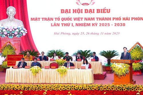 Đại hội đầu tiên của MTTQ thành phố Hải Phòng theo mô hình tổ chức mới