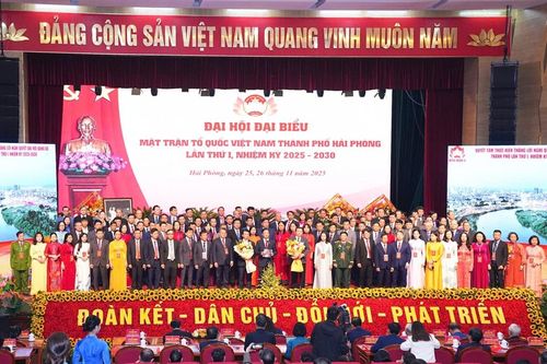 Ông Phạm Văn Lập tiếp tục làm Chủ tịch Ủy ban MTTQ thành phố Hải Phòng