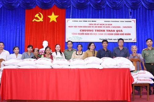 Cà Mau phấn đấu đến năm 2030 có trên 90% xã, phường đạt chuẩn an toàn về ANTT