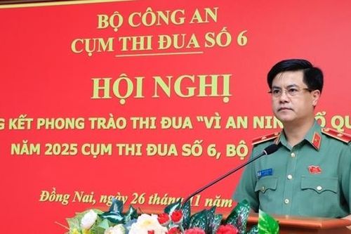 Cụm thi đua số 6 tổng kết phong trào thi đua 'Vì An ninh Tổ quốc' năm 2025