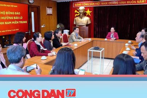 Hội Khuyến học Việt Nam ủng hộ đồng bào tại các tỉnh Nam miền Trung bị ảnh hưởng bão lũ