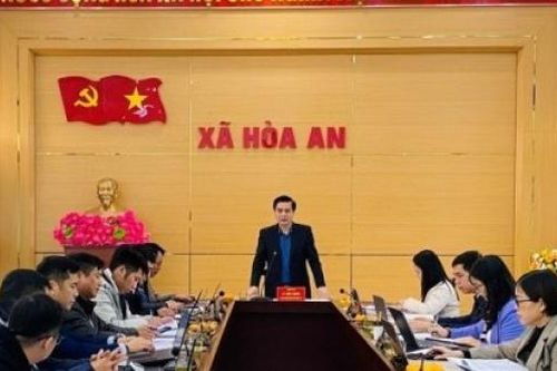 Kiểm tra công tác cải cách hành chính và văn hóa công vụ tại xã Hòa An