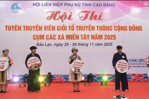 Hội thi 'Tuyên truyền viên giỏi Tổ truyền thông cộng đồng' cụm các xã miền Tây