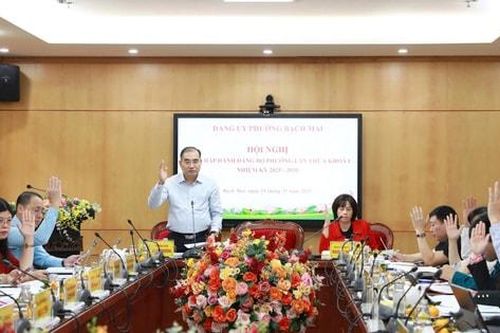 Phường Bạch Mai: Thông qua nhiều chương trình công tác quan trọng