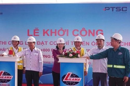 Khởi động thi công cơ khí tuyến ống bờ Lô B - Ô Môn