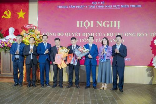 Bộ Y tế bổ nhiệm lại Giám đốc Trung tâm Pháp y tâm thần khu vực miền Trung