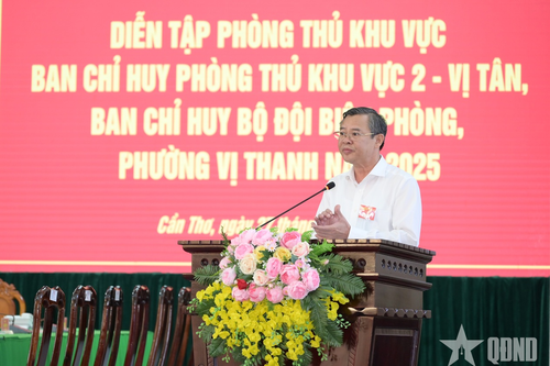 Cần Thơ: Khai mạc diễn tập phòng thủ khu vực cho Ban chỉ huy Phòng thủ khu vực 2 - Vị Tân và Ban chỉ huy Bộ đội Biên phòng