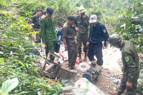 Hà Tĩnh: Kiểm tra, xử lý điểm khai thác vàng trái phép tại đồi Moòng Coòng