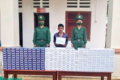 BĐBP tỉnh An Giang bắt giữ đối tượng vận chuyển trái phép 2.590 bao thuốc lá ngoại