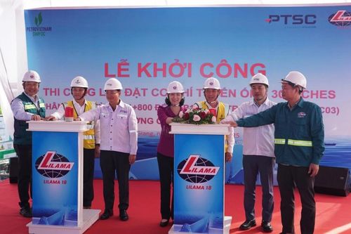 Khởi công thi công cơ khí tuyến ống bờ Lô B - Ô Môn: Mốc tiến độ quan trọng trên toàn tuyến