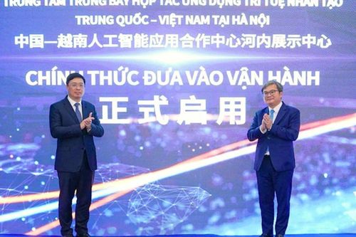 Hợp tác trí tuệ nhân tạo Trung Quốc - Việt Nam đã có trung tâm trưng bày tại Hà Nội
