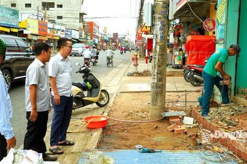 Phường Trảng Dài quyết liệt lập lại trật tự đô thị
