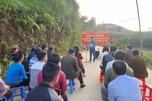 Nghĩa Đô khánh thành tuyến đường bê tông ngõ xóm thôn Nặm Pạu